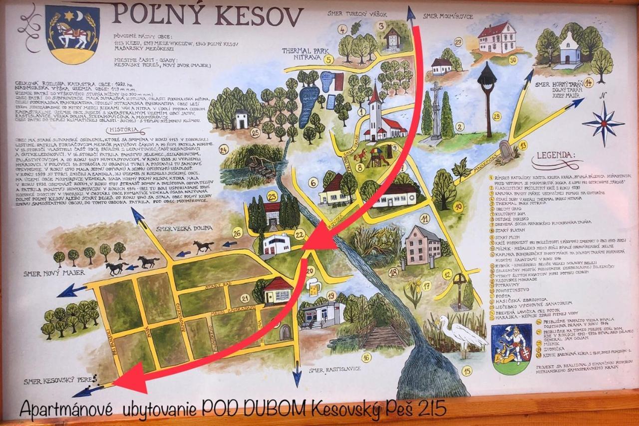 Apartmanove Ubytovanie Pod Dubom Polny Kesov Eksteriør billede